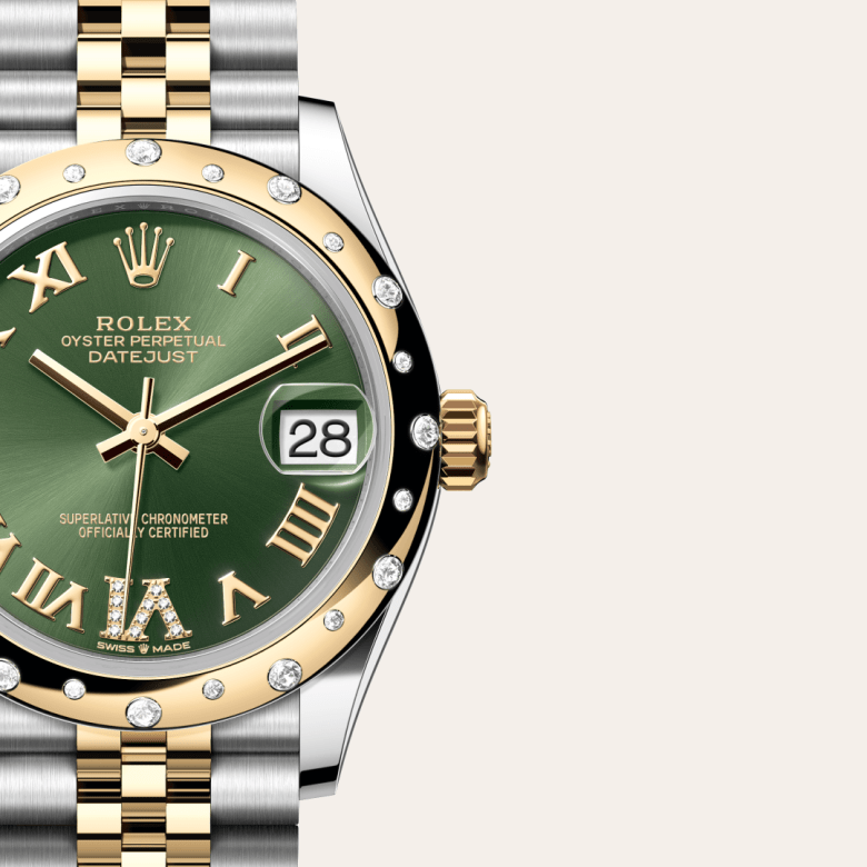 rolex Datejust em Rolesor amarelo – combinação de aço Oystersteel e ouro amarelo, m278343rbr-0016 - Pedrart