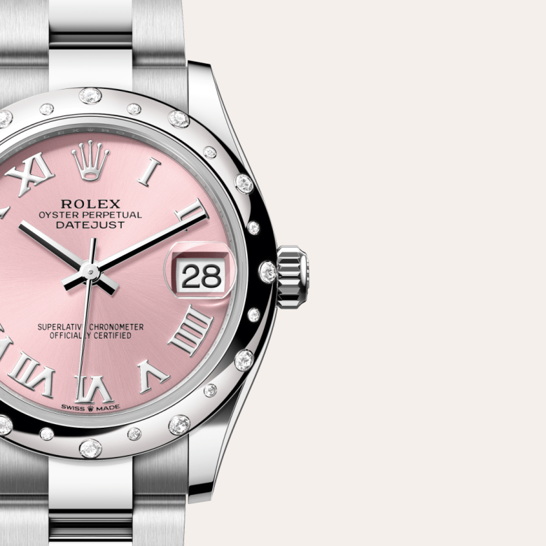 rolex Datejust em Rolesor branco – combinação de aço Oystersteel e ouro branco, m278344rbr-0021 - Pedrart