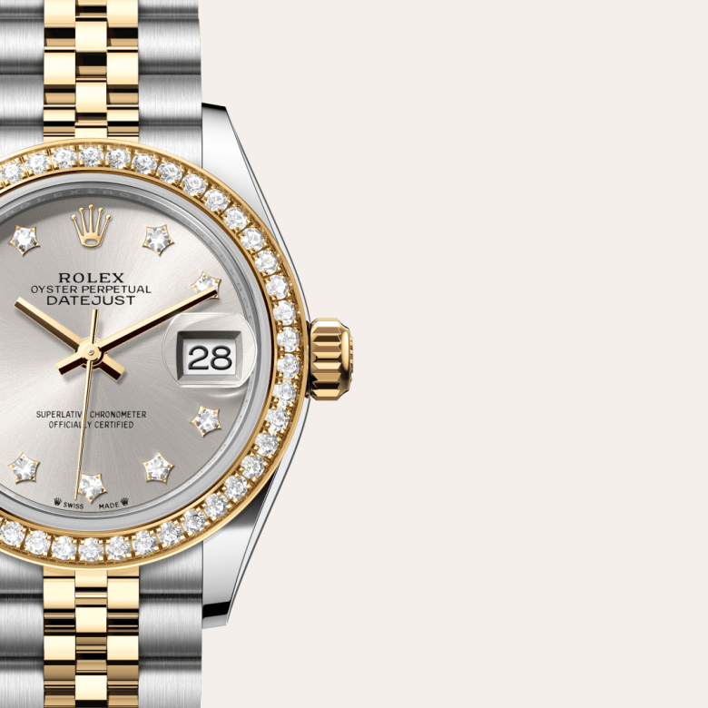rolex Lady-Datejust em Rolesor amarelo – combinação de aço Oystersteel e ouro amarelo, m279383rbr-0003 - Pedrart