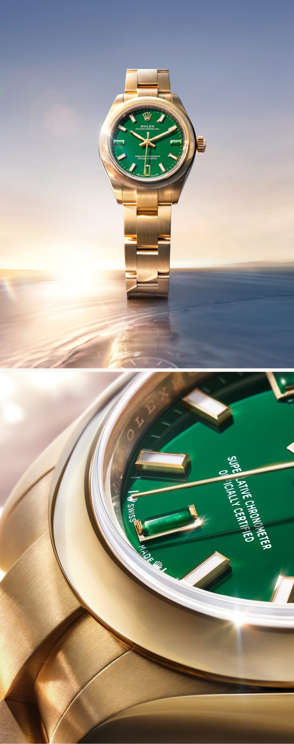 novos modelos Rolex: Oyster Perpetual 28 e 34 2026 – Pedrart